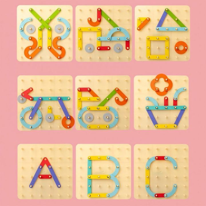 Creative%20Nail%20Board%20Puzzle%20Toys%20Montessori%20Education%20Geometric%20Graphics%20With%20Cards%20Preschool%20Kids%20Early%20Learning%20Game%20Toy%20Gifts%20-%20Image%206
