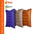 Inflatable Pillow For Hajj/Travelling Air Pillow (Multi Colour ) (Pack of 1). 
