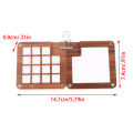 Empty Wooden Watercolor Palette Ins Style Travel Portable Mini Watercolor Acrylic Paint Box Square Tray Box Art Painting Supplie. 