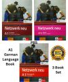 Netzwerk neu A1 German Language ( Kursbuch + Ubungsbuch + Glossar )  3 Book Set (Color Print). 