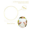 15-40Cm Metal Ring Wedding Bride Garland Flower Ring DIY Dream Catcher Circle Hoops Floral Wreath Hanging Decoration 1Pcs. 