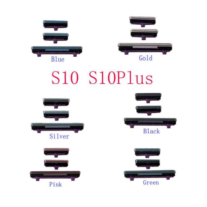 For Samsung Galaxy S7 Edge/S8/S8Plus,S9/S9Plus,S10/S10Plus SIde Volume Button + Power ON / OFF Buttton Key Set For Replacement Parts