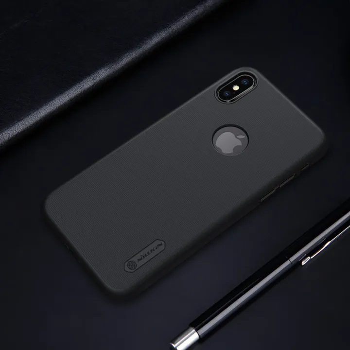 Nillkin%20(%20iPhone%20X%20/%20XS%20)%20Super%20Frosted%20Shield%20Hard%20Back%20Cover%20Case%20for%20Apple%20iPhone%20X%20/%20XS%20-%20Black%20-%20Premium%20Protection%20for%20iPhone%20X%20/%20XS%20-%20Image%202