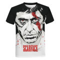 Scarface Tony Montana 3D print T-shirt hot movie Harajuku streetwear cool T shirt men women fashion casual personality tops tees. 
