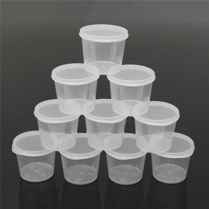 30Pcs%2025ml%20Disposable%20Plastic%20Takeaway%20Sauce%20Cup%20Containers%20Food%20Box%20With%20Hinged%20Lids%20Small%20Transparent%20Plastic%20Palette%20Reusable%20-%20Image%204