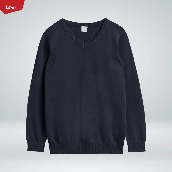 Boys%20V-Neck%20Long%20Sleeve%20Cotton%20Sweater%20From%20Levin%20-%20Image%209