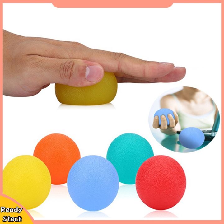 HUA Silicone Grip Ball Hand Finger Strength Exercise Stress Relief ...