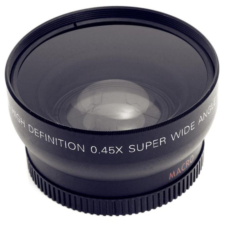 0.45x 52mm Wide Angle Macro Combination Wide-Angle Lens for Nikon, Canon, Sony