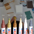 Migeet Grout Repair Marker Grout Tile Pen Grout Restorer Pen Renew Marker with Replacement Nib Tip for Tile Grout Lines Tile Wall Floor Bathrooms Kitchen. 