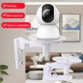 Surveillance Accessories For CCTV Cameras Monitor  Rotatable Stable No-Drilling Holder  Indoor Outdoor Wall Mount Bracket  Minimalist White Plastic Camera Support Base. 
