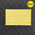 OXYNOTE 3x5 inch Ruled Index Flashcards - 50 Cards - Suitable for Exam Preparation, Cheat Sheets, Short Notes, Syllabus Revision (Both Side Ruled Card). 