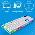 ZGB G21 104 Keys USB Wired Mechanical Feel Colorful Backlight Office Computer Keyboard Gaming Keyboard.
