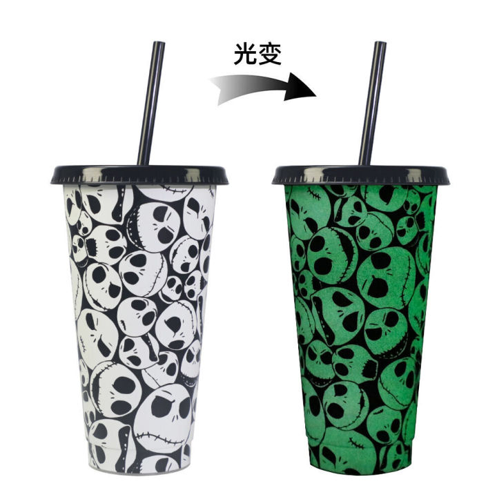 2024%20New%20Halloween%20PP%20Coffee%20Plastic%20Single%20Layer%20Temperature%20Sensing%20Straw%20Color%20Changing%20Cup%20-%20Image%206