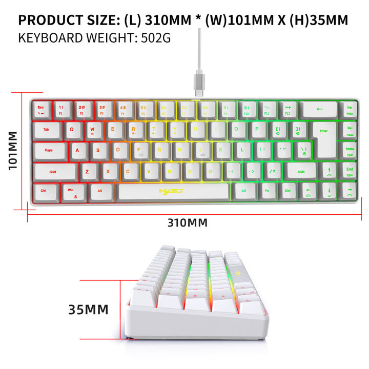 V200%20Portable%20Gaming%20Keyboard%20RGB%20Colorful%20Backlit%20Keyboard%2068%20Keys%20Silence%20Keyboard%20Mechanical%20Wired%20Keyboards%20-%20Image%204