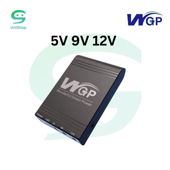 WGP Mini UPS  for Router, Onu, CC Camera 5, 9, 12 Volt Output