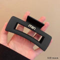 Matte Black Hair Clip For Women Fashion Elegant Hairgrips Large Hair Claw Clips MJD. 
