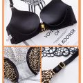 4 Colors Sexy Lace Women Front Closure Bra Seamless Beautiful back Leopard Print Youth Girl Push Up Lingerie Comfort Wireless Youth Bralette Underwear.