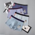 Junior High School Student Men's Underwear Youth Pure Cotton Boxer Brief Breathable Boys Boxer Briefs Male High School Student Fashion.