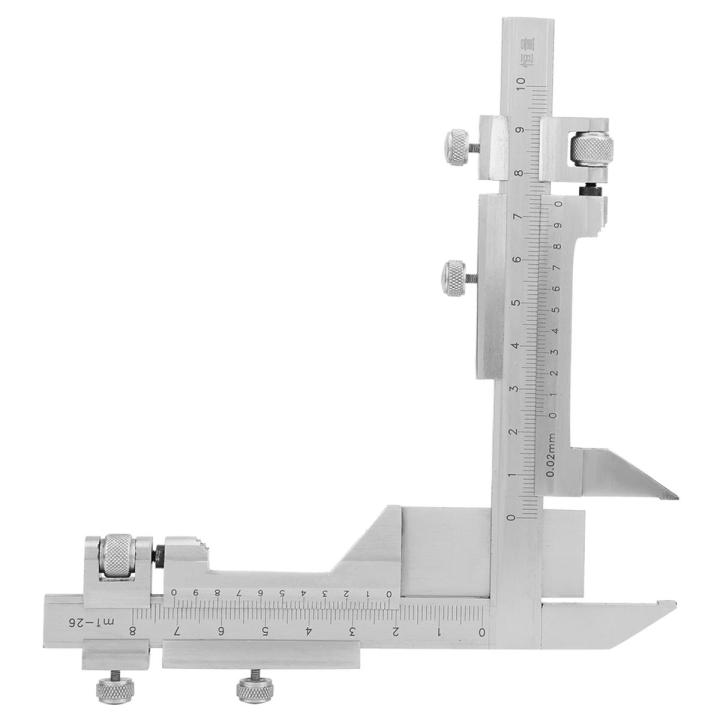 M1-26 Stainless Steel Gear Tooth Vernier Caliper Thickness Gauge Measuring Tool