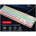 Mechanical Keyboard Computer Game Keyboard Electroplating Knob Luminous Eating Chicken E-element Mechanical. 