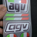 Motorcycle Racing Sponsor Sticker For agv Helmet Cover Scratches Reflective Waterproof Sticker For AGV Refit.