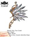 Carat Ear Wraps Good-looking Faux Crystal Butterflies Shape Ear Cuff. 