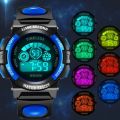 Children Luminous Electronic Watches Dial Waterproof Multi-function Alarm Clocks LED Digital Wrist Watch for Boys and Girls. 
