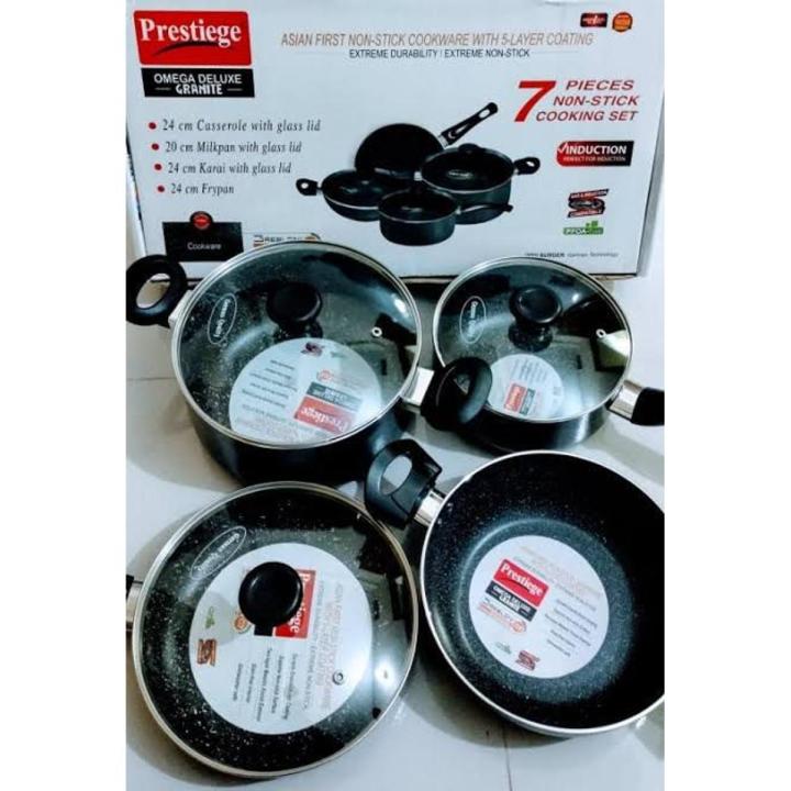 Prestiege 7 pieces Non stick cooking set