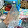Buxton Clear glass Bottle for water Milk , reusable water bottle 1000ML. 