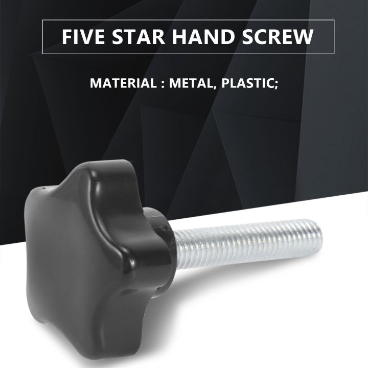 M8%20x%2040mm%20Screws%20Star%20head%20Wing%20screw%20Clamp%20knob%20handle%20black%20-%20Image%203