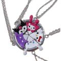 Douyin with the Sanrio series necklace female cute soft girl cartoon Baku cinnamon dog pendant to give girlfriends gifts. 