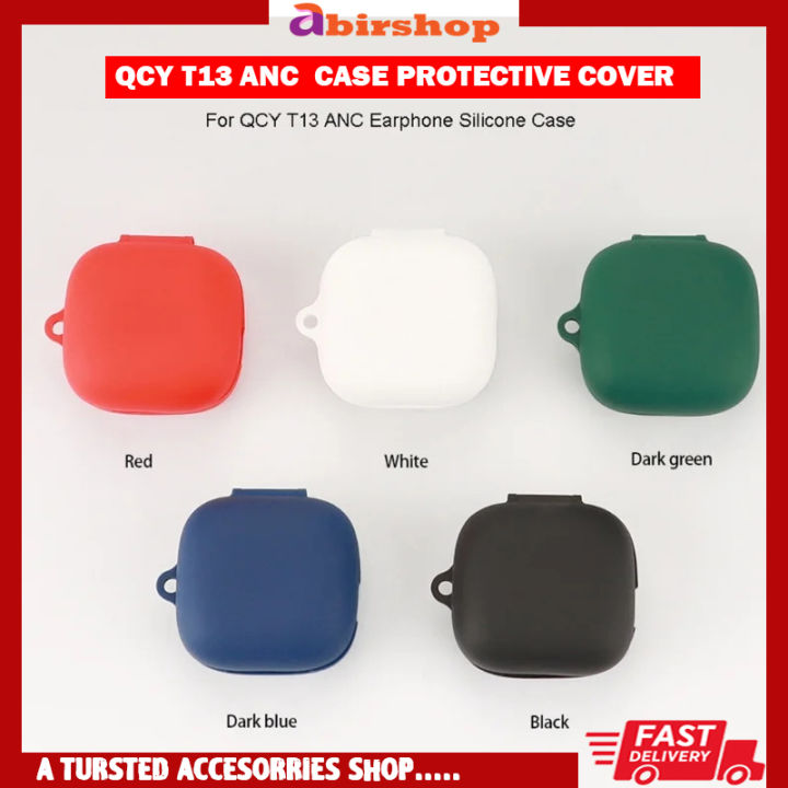 QCY T13 ANC Case Protective Cover Premium Quality Earbuds Case Cover ...