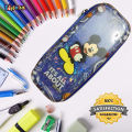 Qitong Micky Mouse blue 3D Pencil Case pencil Box with Compartments - Kids Large Capacity School Supply Organizer Students Stationery Box - Girls Boys Pen Pouch.