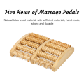 Foot care Foot massager Soothing  Wood material 5 rows of rollers Wooden massager Stress relief Pain relieving Roller massager for Home use Health preservation  Feet relaxation  Stress relief  Reflexology therapy. 