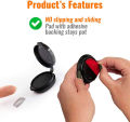 Fingerprint Ink Pad Thumbprint Ink Pad for Notary Supplies Identification Security ID Fingerprint Cards Fingerprint kit. 