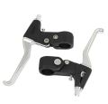 1 Pair Bike Bicycle Left & Right MTB Lever PVC+ Alloy Brake Handles.