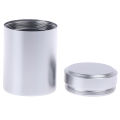 1x Silver Airtight Proof Container Aluminum Herb Stash Metal Sealed Can Tea Jar jingu. 