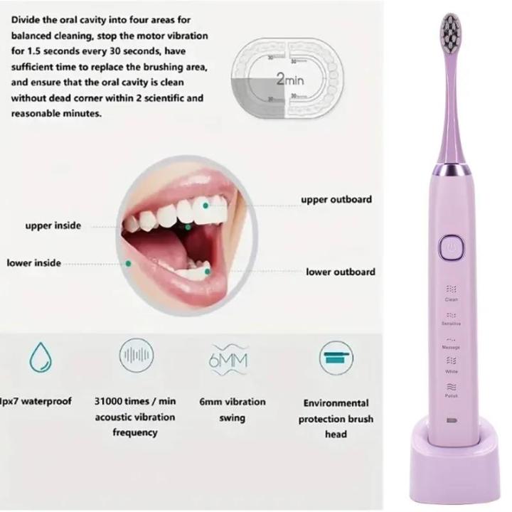 Electric%20Toothbrush%20USB%20Rechargeable%20IPX7%20Waterproof%20S100%20Ultrasonic%20SonicToothbrush%20Electric%20for%20Adult%20Suitable%20for%20Gift%20-%20Image%205