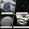 POEDAGAR Top Brand Luxury Man Wristwatch Waterproof Luminous Date Week Men Watches Stainless Steel Quartz Men's Watch Male reloj.