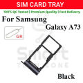 Samsung Galaxy A73 Sim Tray Micro SD Card Slot with Sim Ejector Pin Replacement Part.