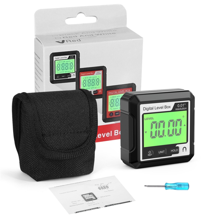 Digital%20Electronic%20Level%20Digital%20Angle%20Fnder%20Protractor%20Precision%20Level%20Box%20Easy%20To%20Use%20Black%20-%20Image%202
