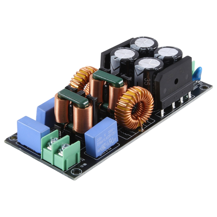 Power Filter Board Module EMI Filter AC Mains Purification HiFi Audio Noise 10A Durable Easy Install