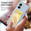 New Phone case Realme C55 back cover Latest Card holder design Ultra-thin Transparent Soft silicone Casing Realme C55 NFC phone cover. 