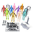 3D Printed Action Figure Dummy 13, Lucky 13, Full Body Mechanical Movable Toy, Multiple Accessories, Desk Decoration.