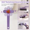 Multi-Function Rotating Crevice Cleaning Brush,Hard Bristle Crevice Cleaning Brush,Corners Cleaning Tool for Cleaning Bathroom. 