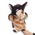 25cm Animal Hand Puppet Plush Toys Wolf Cow Hand Puppets Pretend Educational Story Doll Toy. 