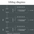 DC 0-10V Dimmer Switch Seriesable Sync Controller Rotary ON/Off for 0/1-10V Dimmable LED Drivers Electronic Ballasts.