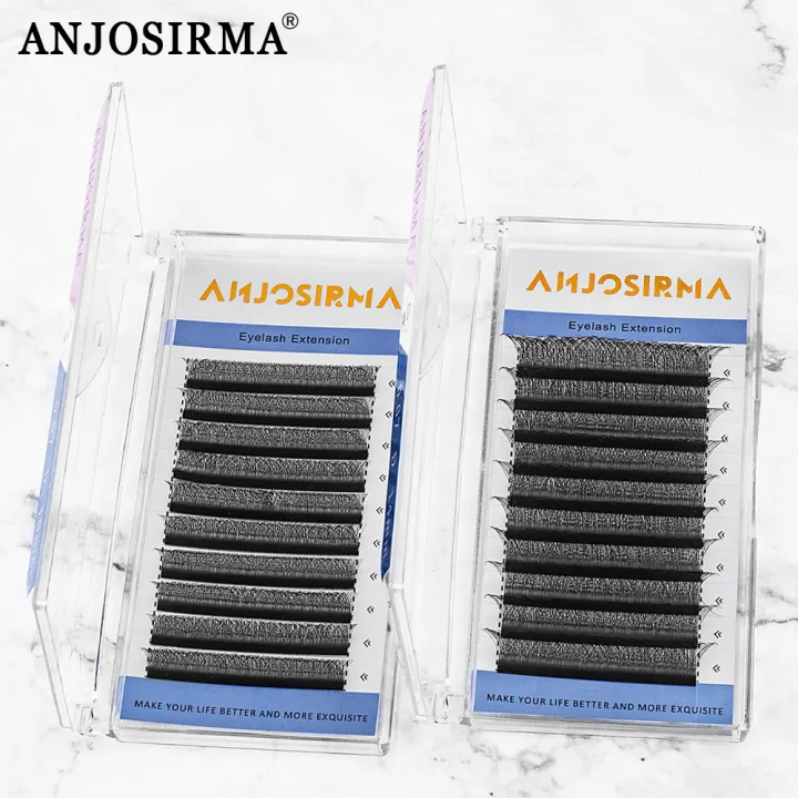 ANJOSIRMA%203%20cases%204D%20W%20Shape%20Bloom%20Premade%20Fans%20Eyelash%20Extensions%20Natural%20Soft%20False%20Eyelashes%20Makeup%20-%20Image%206
