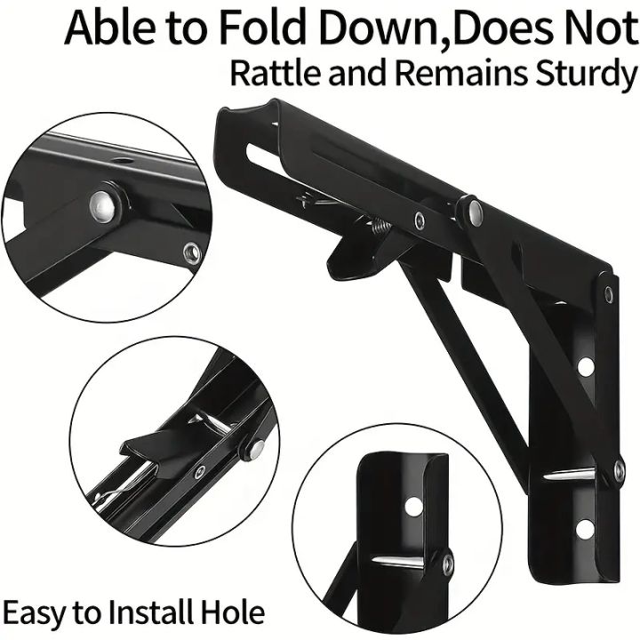 2%20piece%20Heavy%20Duty%20Folding%20Shelf%20Brackets%20-%208,%2010%2012%20-%20Wall%20Mounted%20for%20Bench%20Table%20with%20Screws%20-%20Image%202