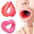 Silicone Rubber Face Slimmer Exercise Mouth Piece Muscle Anti Wrinkle Lip Trainer Mouth Massager Exerciser Mouthpiece Face Care.
